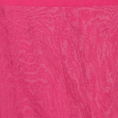 Women's Handspun Cotton Pink Handloom Print Saree