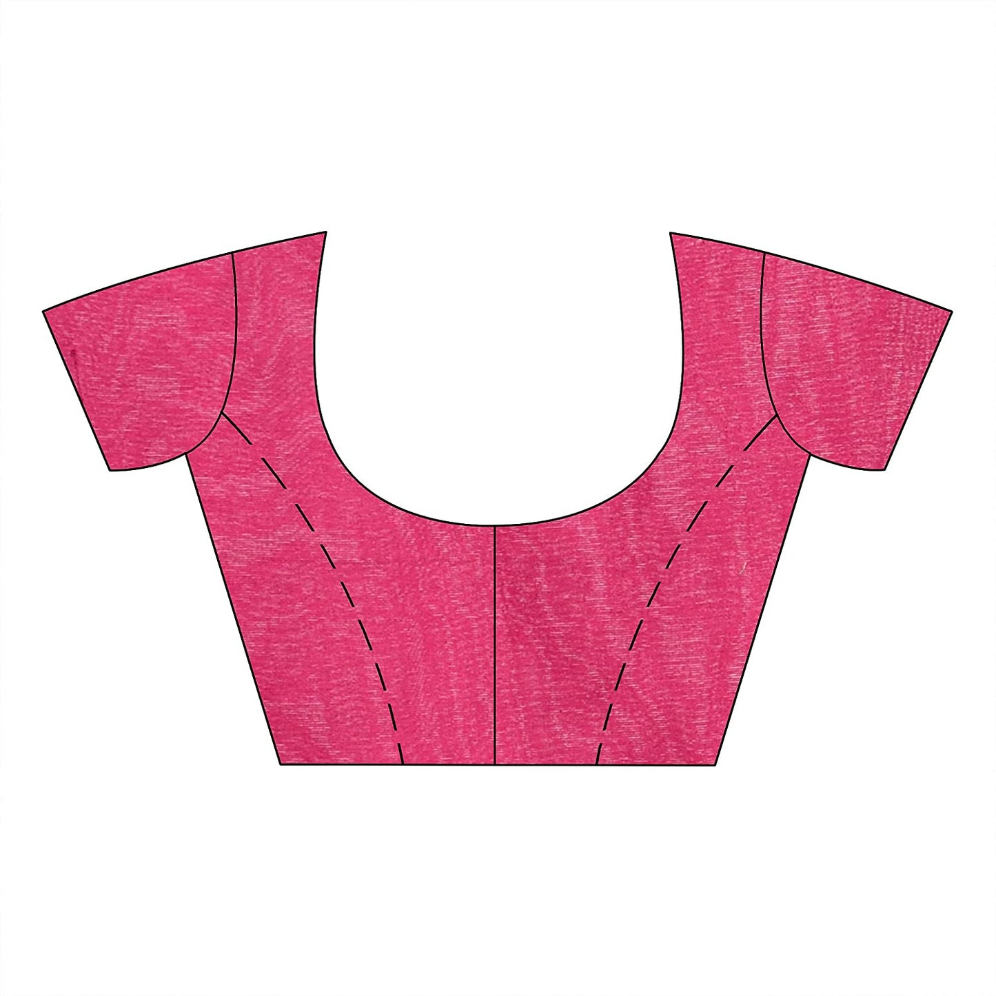 Women's Handspun Cotton Pink Handloom Print Saree