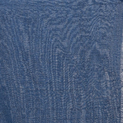 Women's Handspun Cotton Blue Handloom Print Saree