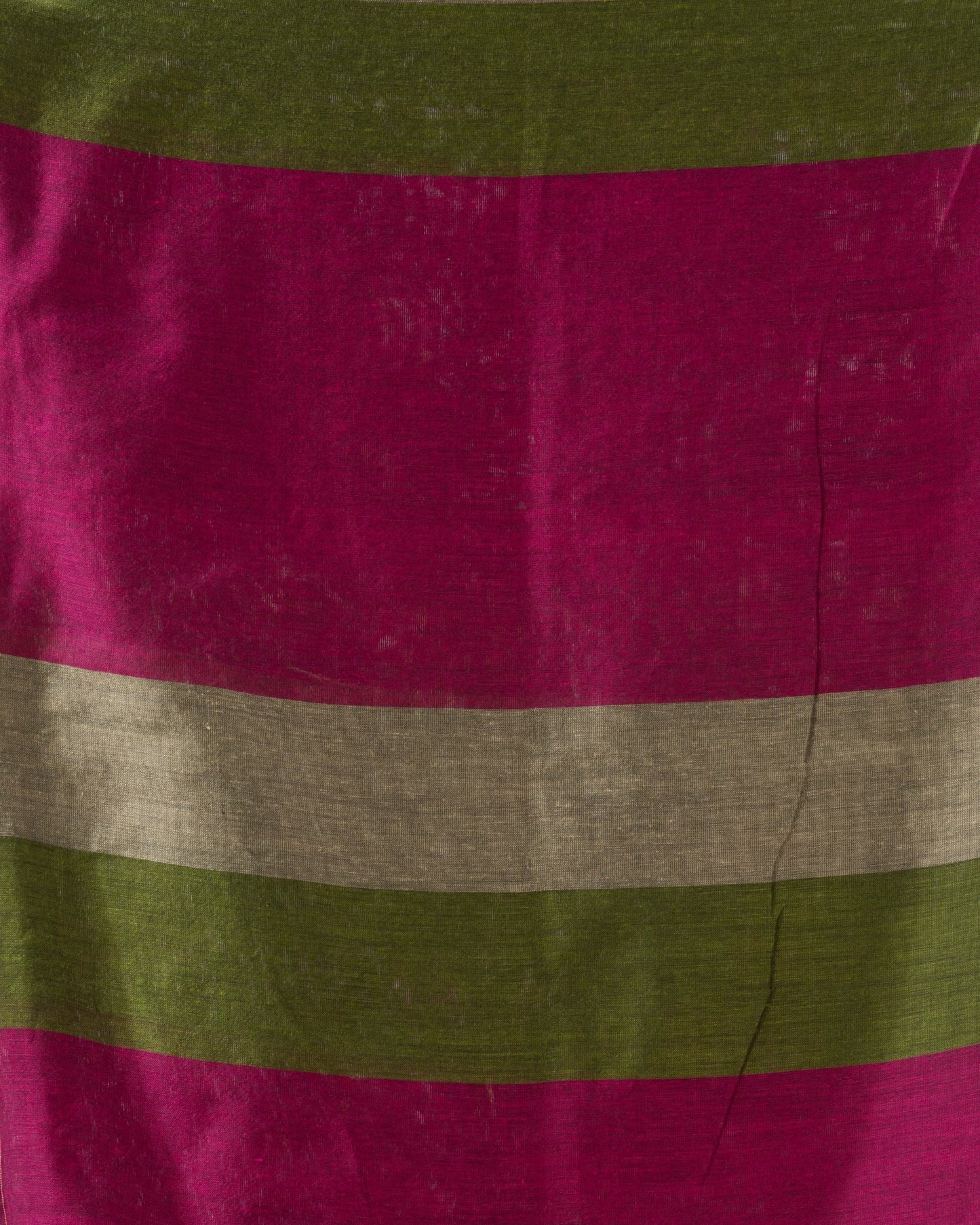 Women's Handspun Cotton Pink Handloom Saree