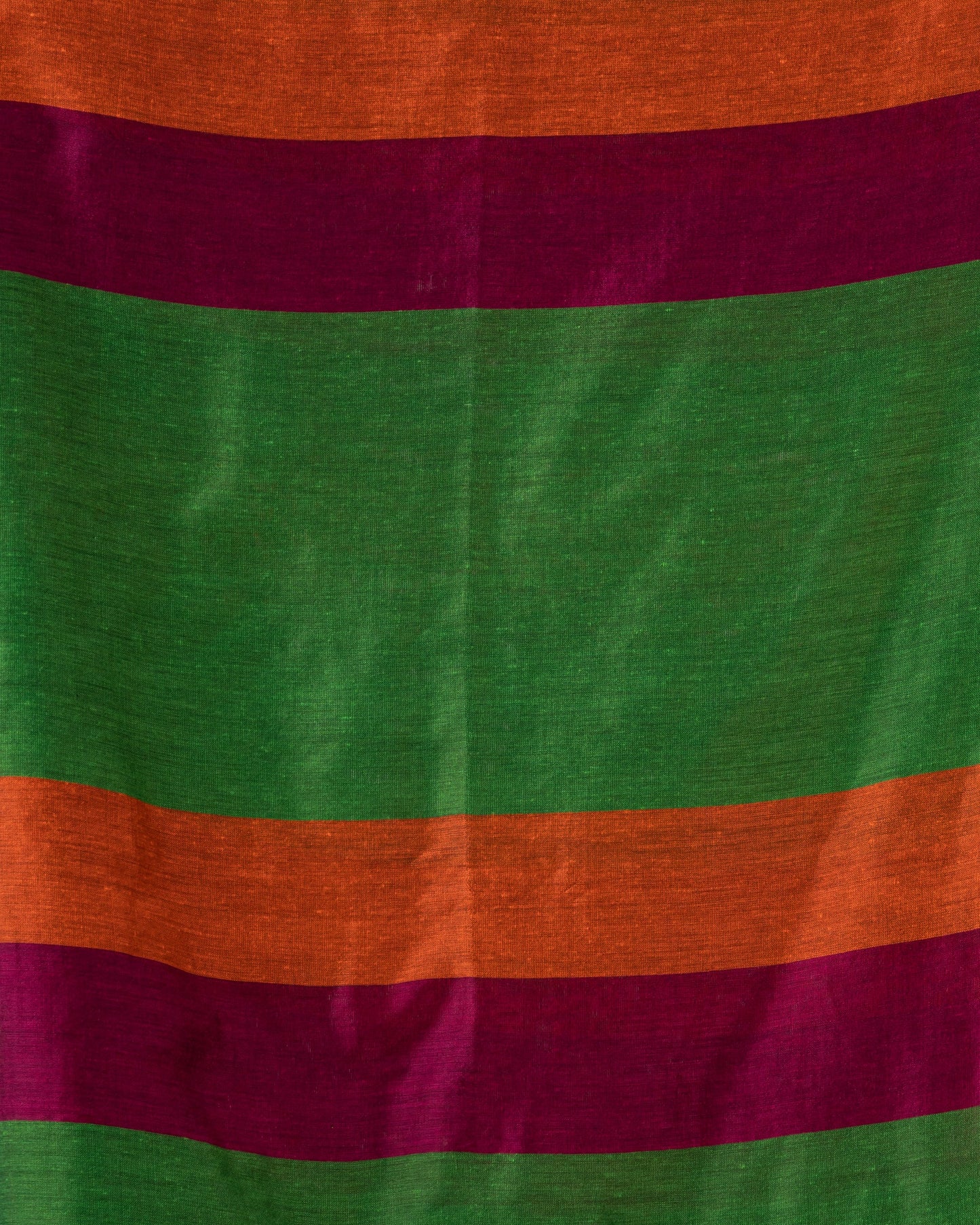 Women's Handspun Cotton Green Handloom Saree