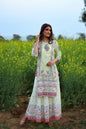 Women's Cambric Printed Straight Kurta Palazzo Dupatta Set