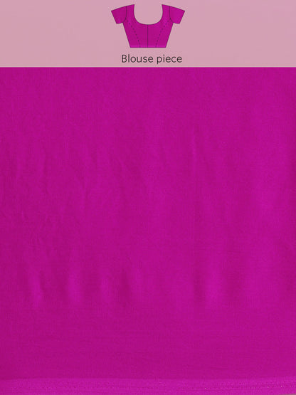 Women's Pink Ombre Organza Saree