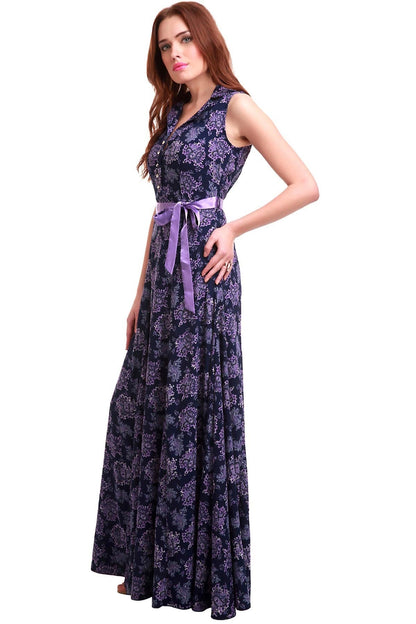 Women's Paisley Printed Maxi Dress