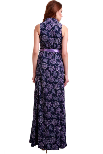 Women's Paisley Printed Maxi Dress