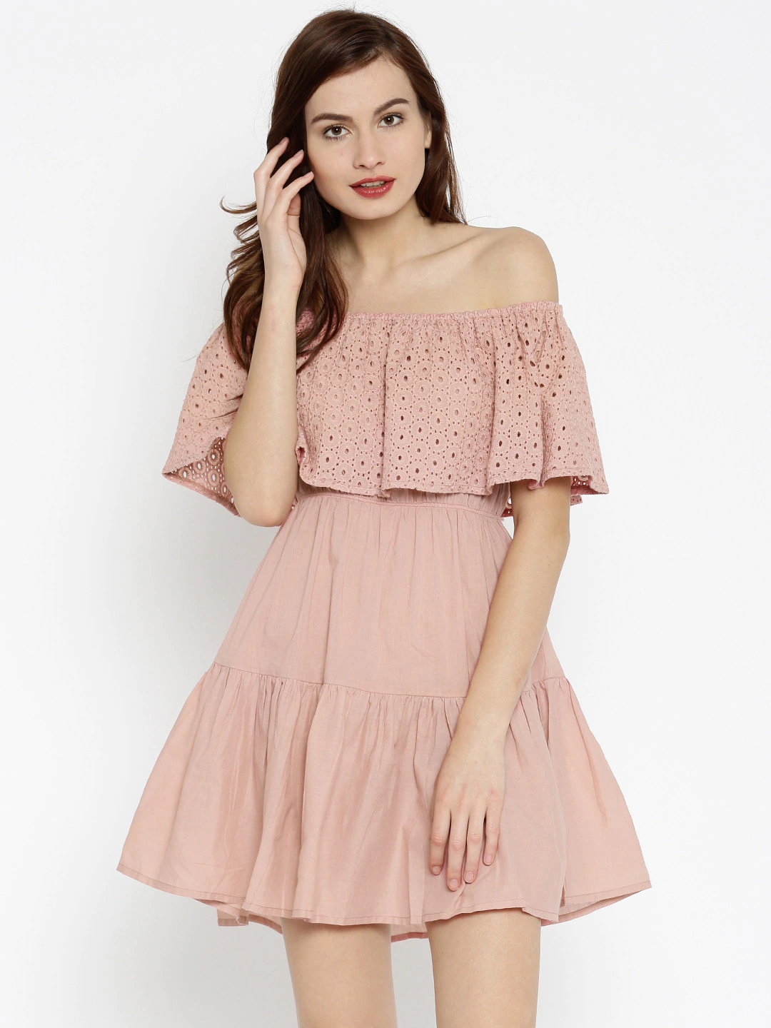 Women's Shifley Layered Pink Dress