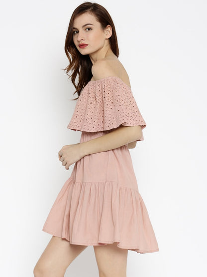 Women's Shifley Layered Pink Dress