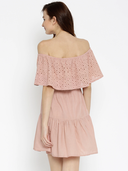 Women's Shifley Layered Pink Dress