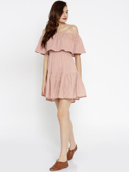 Women's Shifley Layered Pink Dress