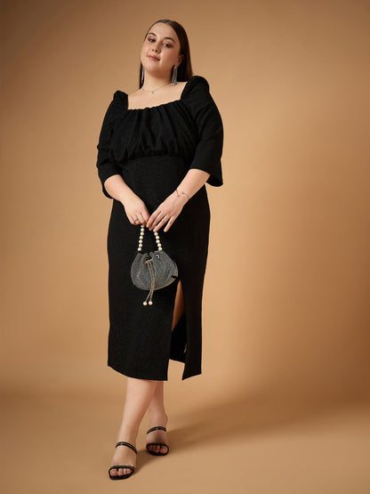 Women's Black Strong Dress