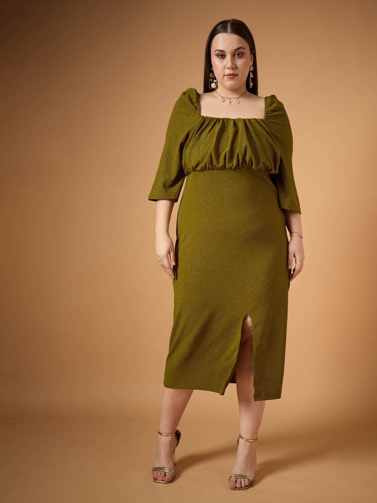 Women's Olive Strong Dress