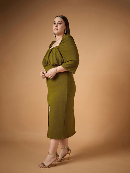 Women's Olive Strong Dress