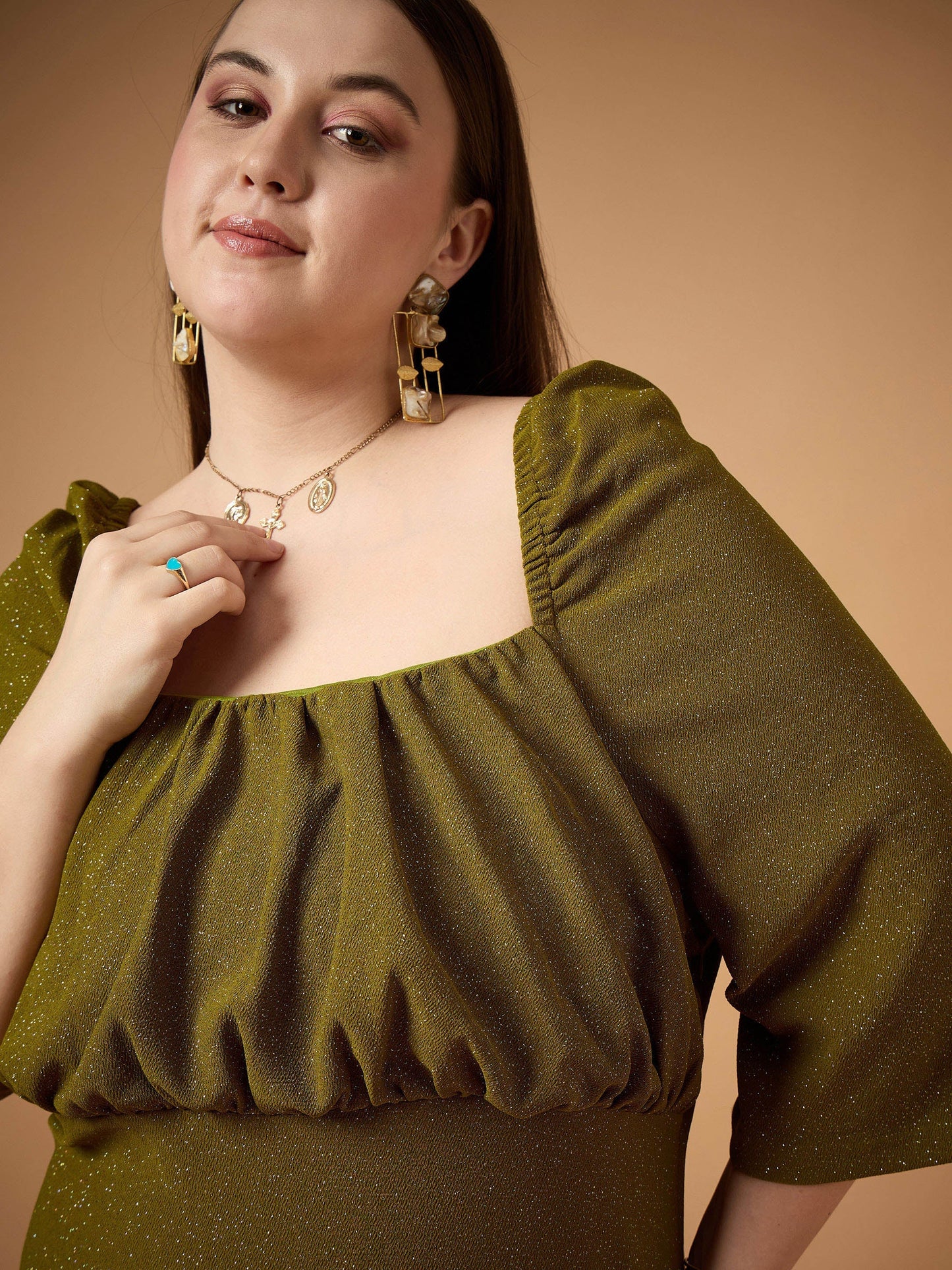 Women's Olive Strong Dress