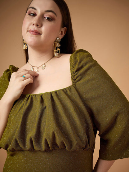Women's Olive Strong Dress