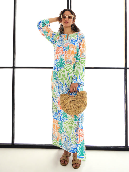 Women's Blue Strong Dress