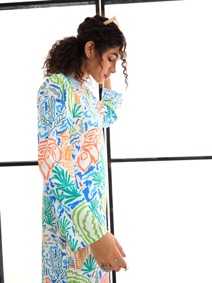 Women's Blue Strong Dress