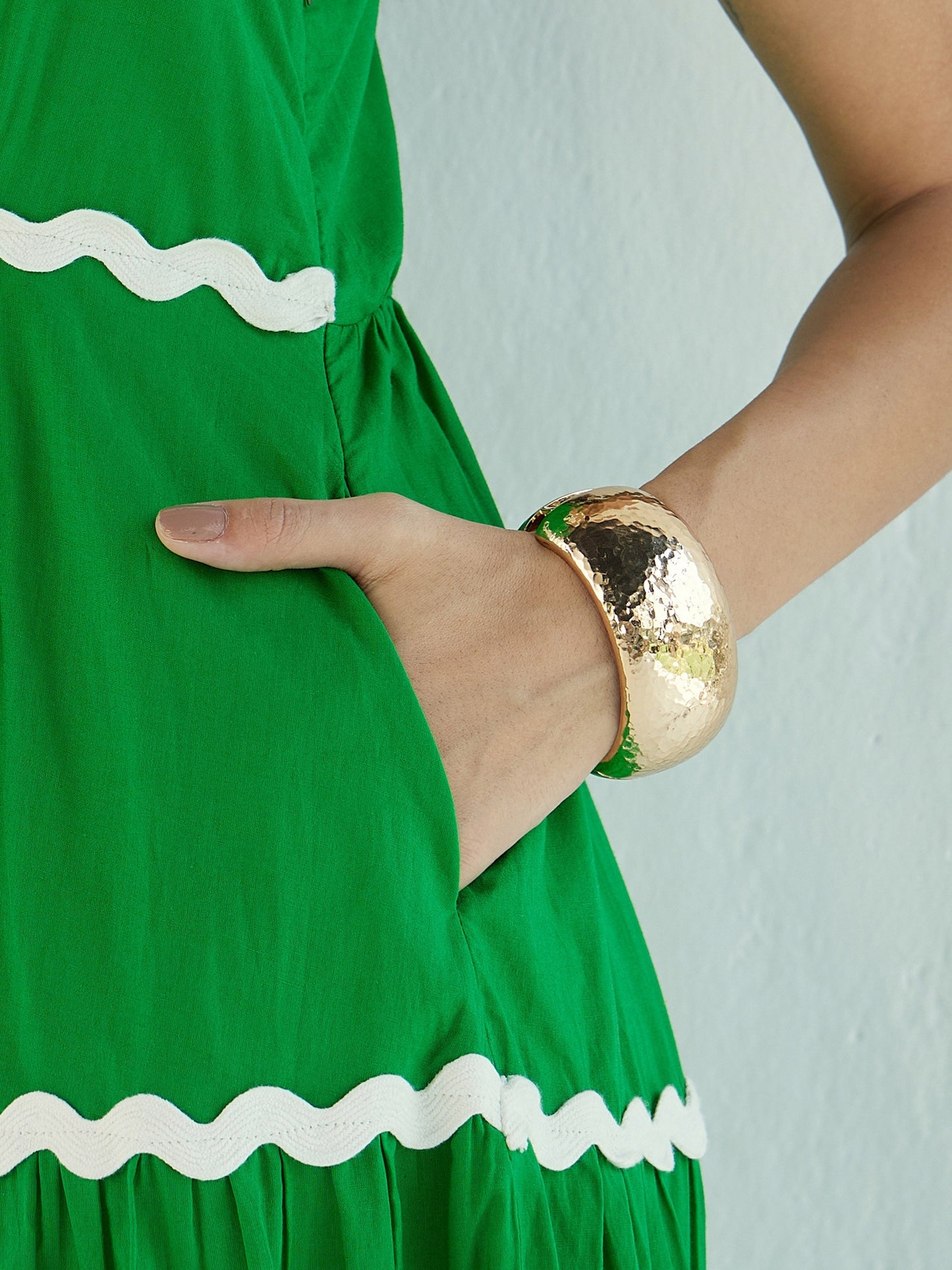 Women's Green Solid Dress