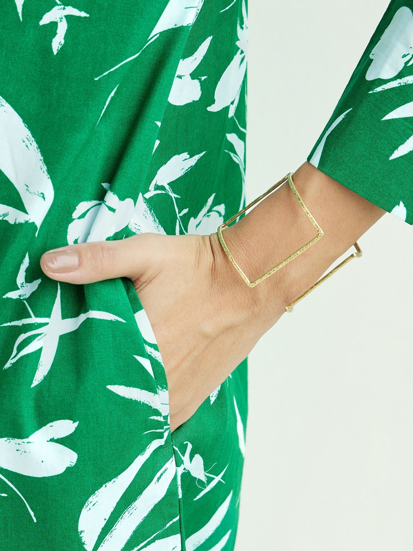 Women's Green Floral Dress