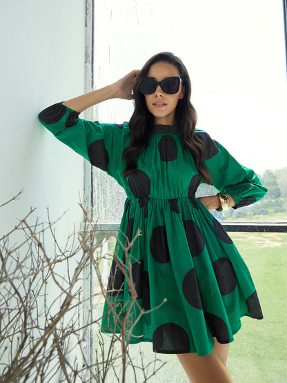 Women's Green Strong Dress