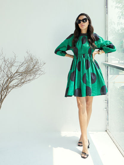 Women's Green Strong Dress