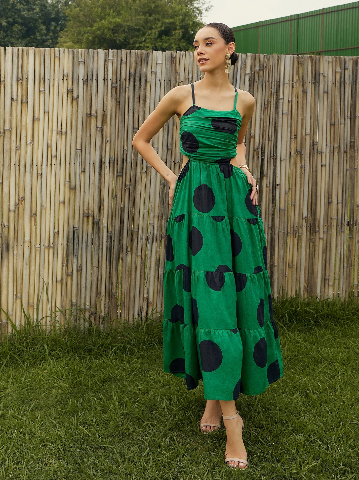 Women's Green Strong Dress