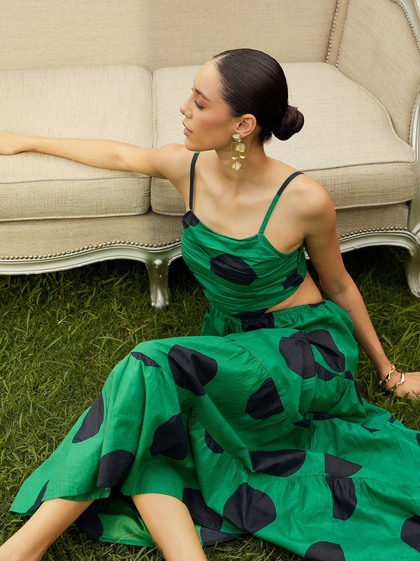 Women's Green Strong Dress