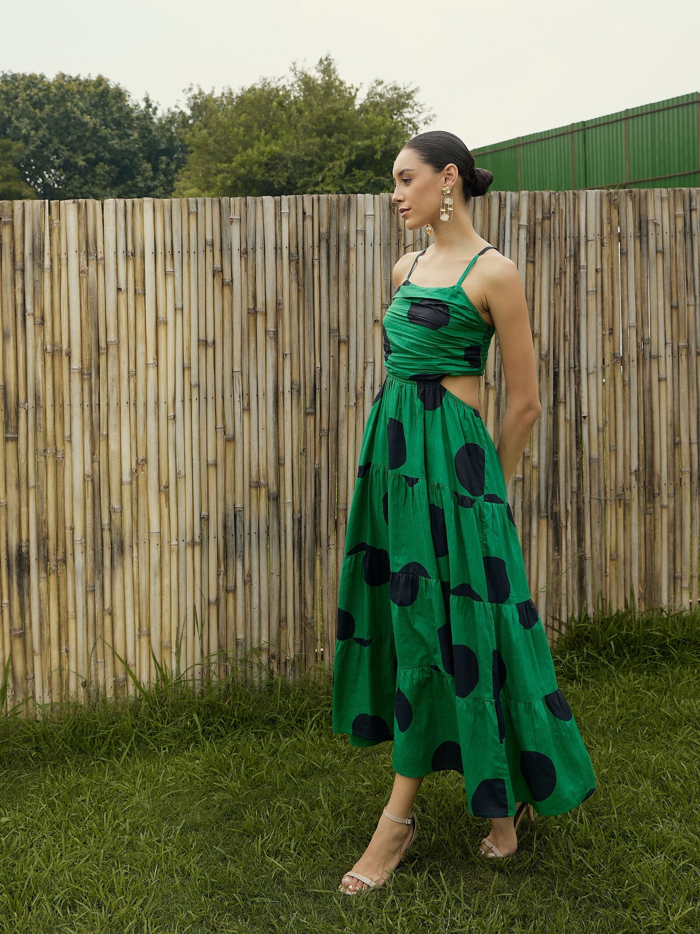 Women's Green Strong Dress