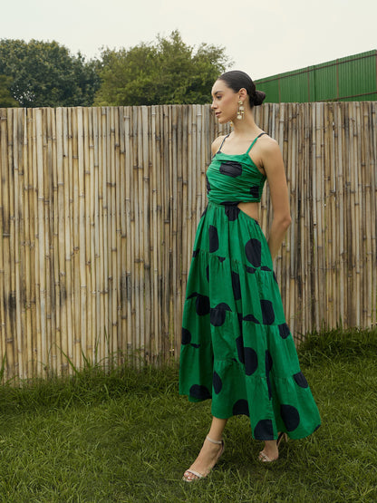 Women's Green Strong Dress