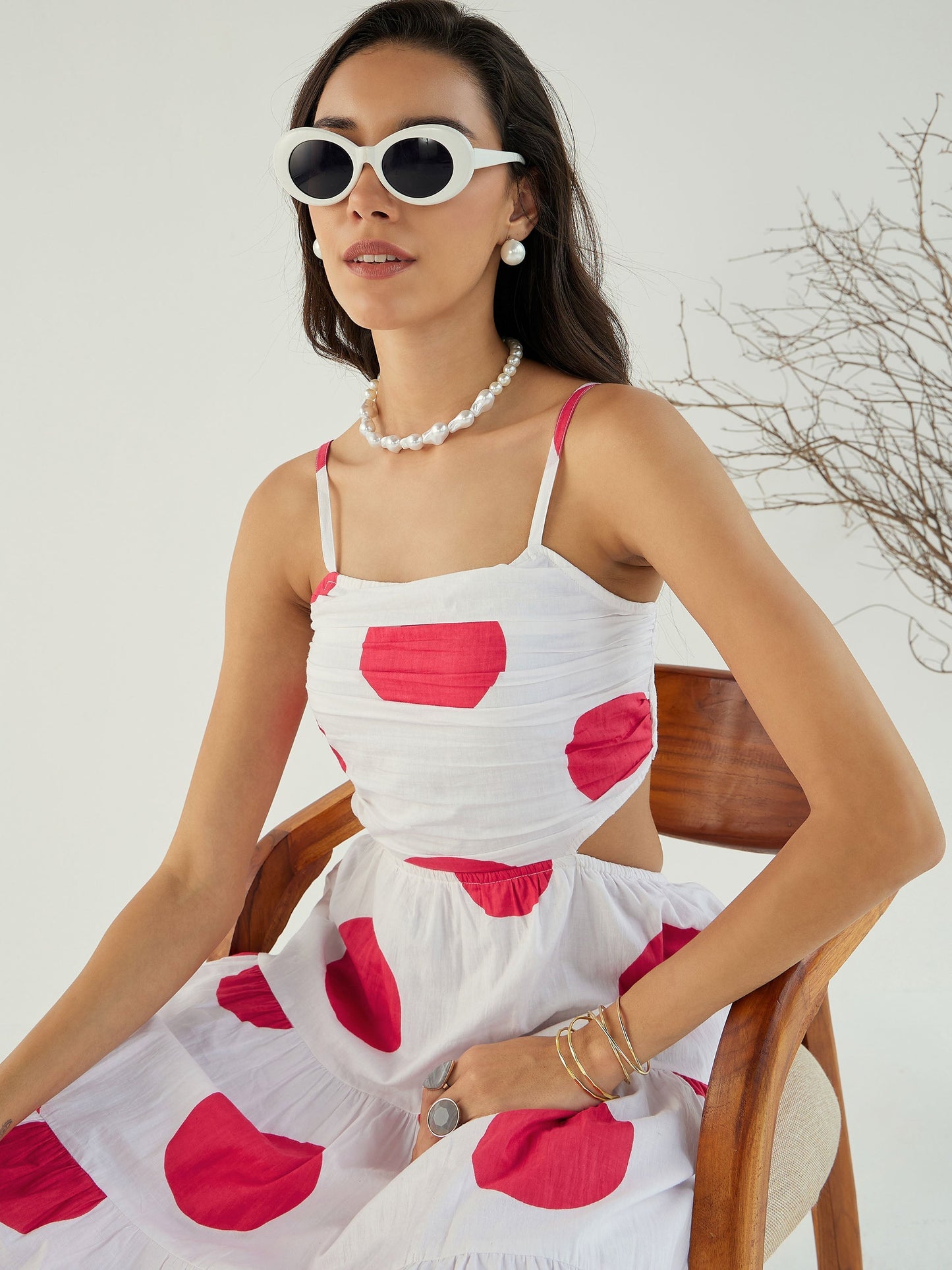 Women's White Strong Dress