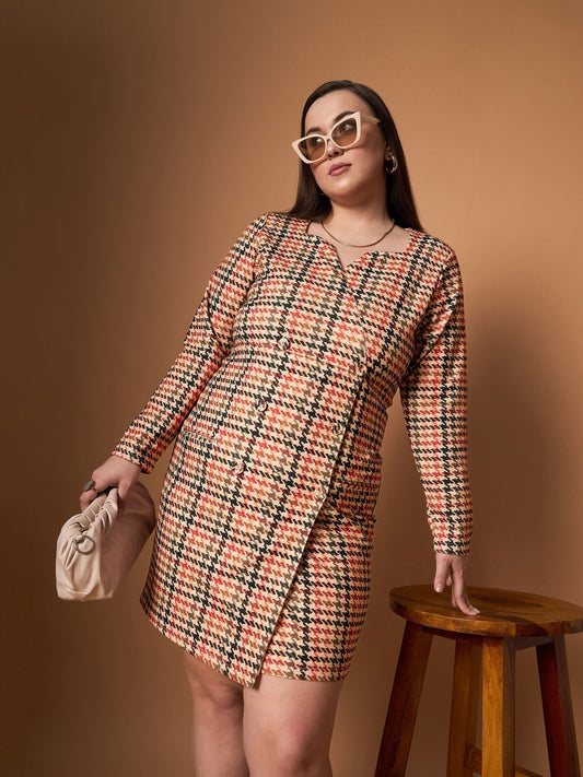 Women's Peach Strong Dress