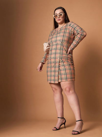 Women's Peach Strong Dress
