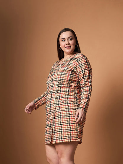 Women's Peach Strong Dress