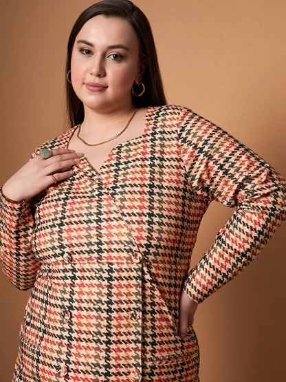 Women's Peach Strong Dress