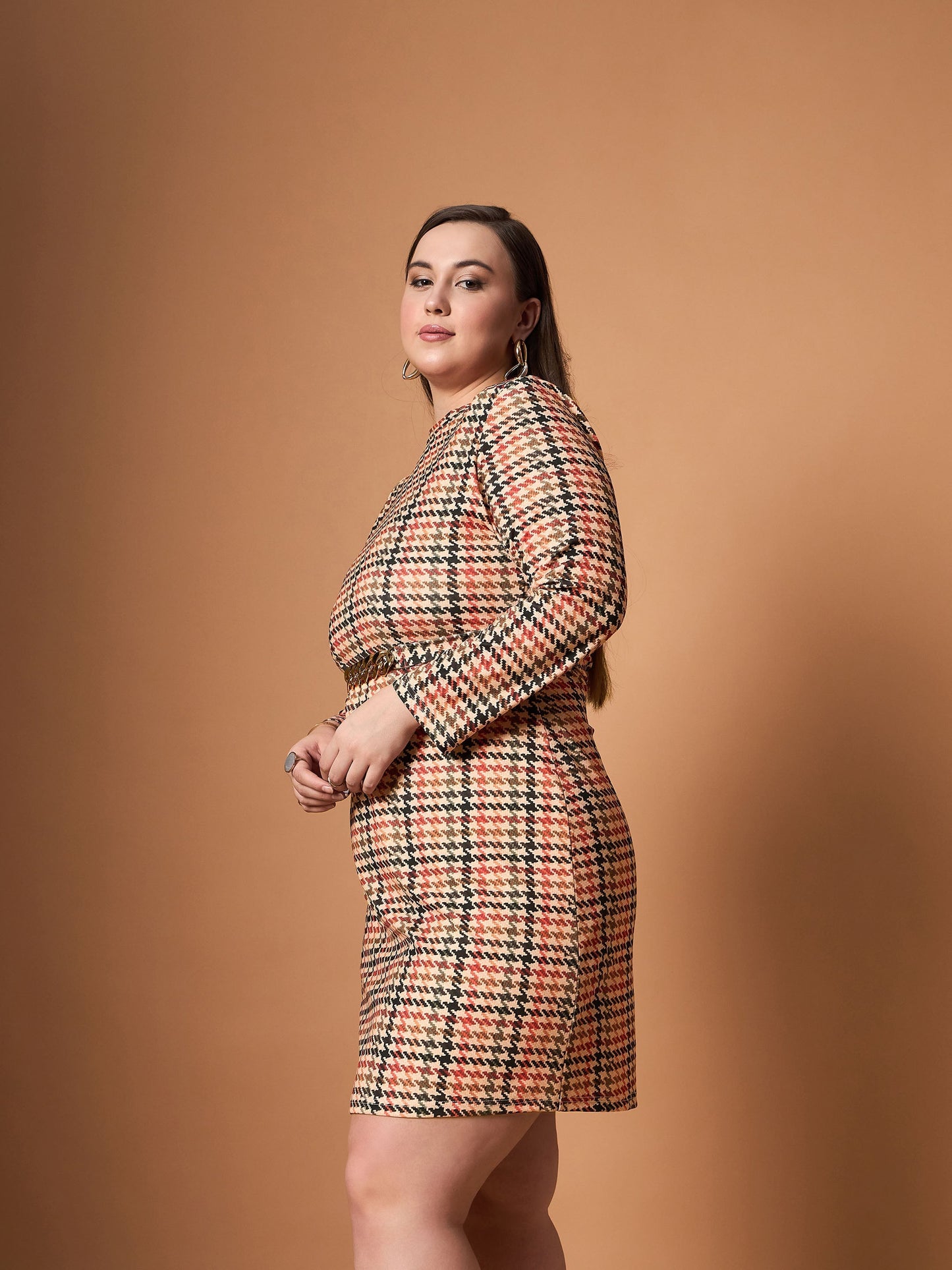 Women's Peach Strong Dress