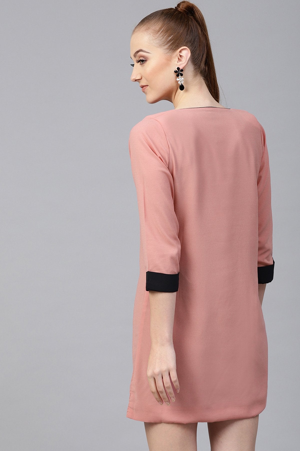 Women's Pink Wrap Dress