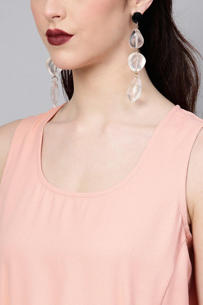 Women's Onion Pink Lace Pocket Maxi