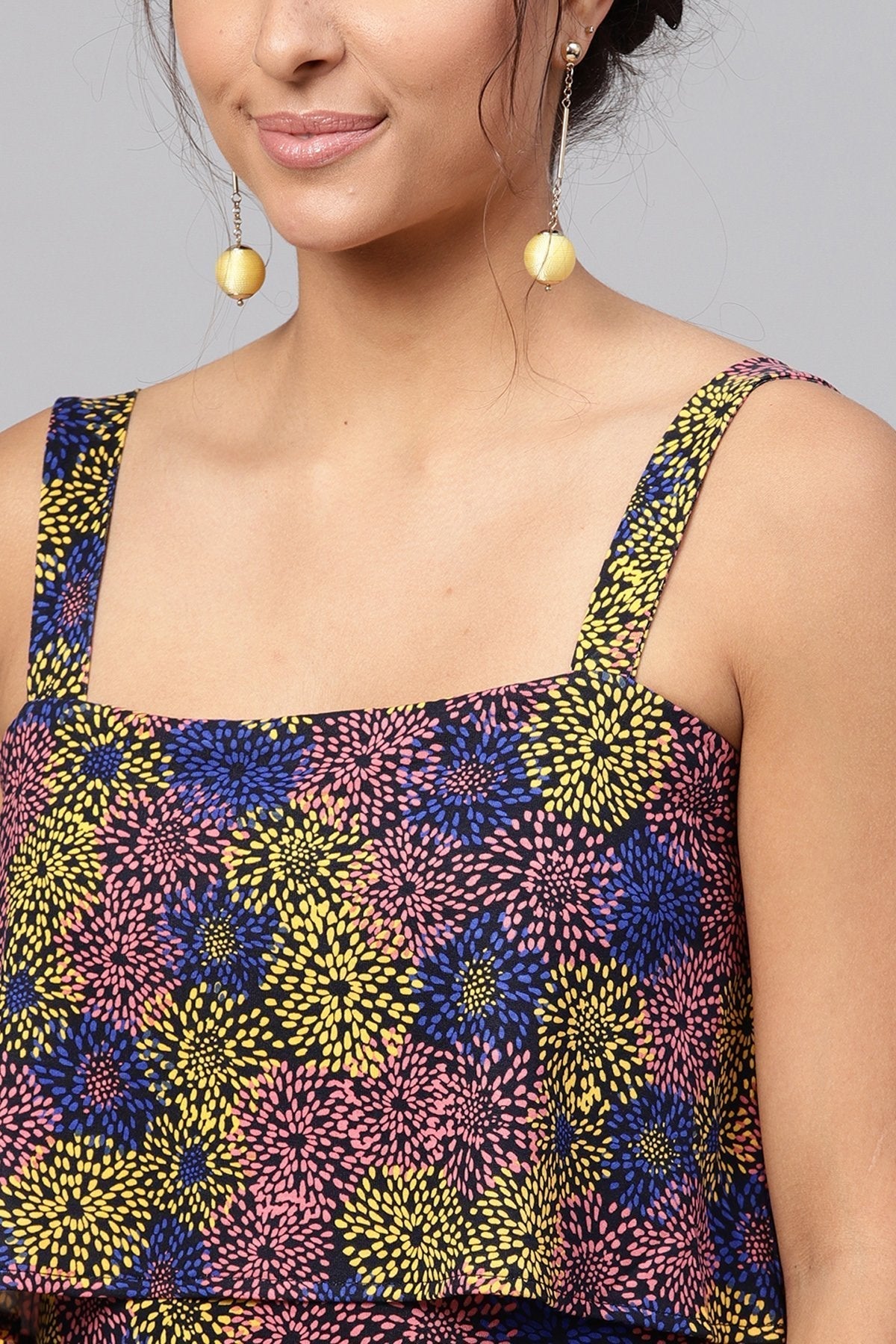 Women's Multi Strappy Tiered Dress