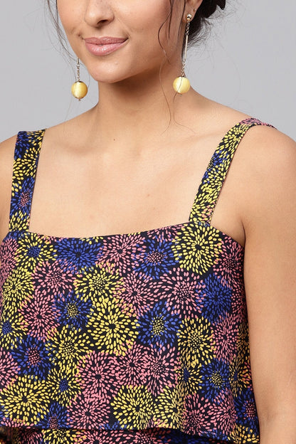 Women's Multi Strappy Tiered Dress