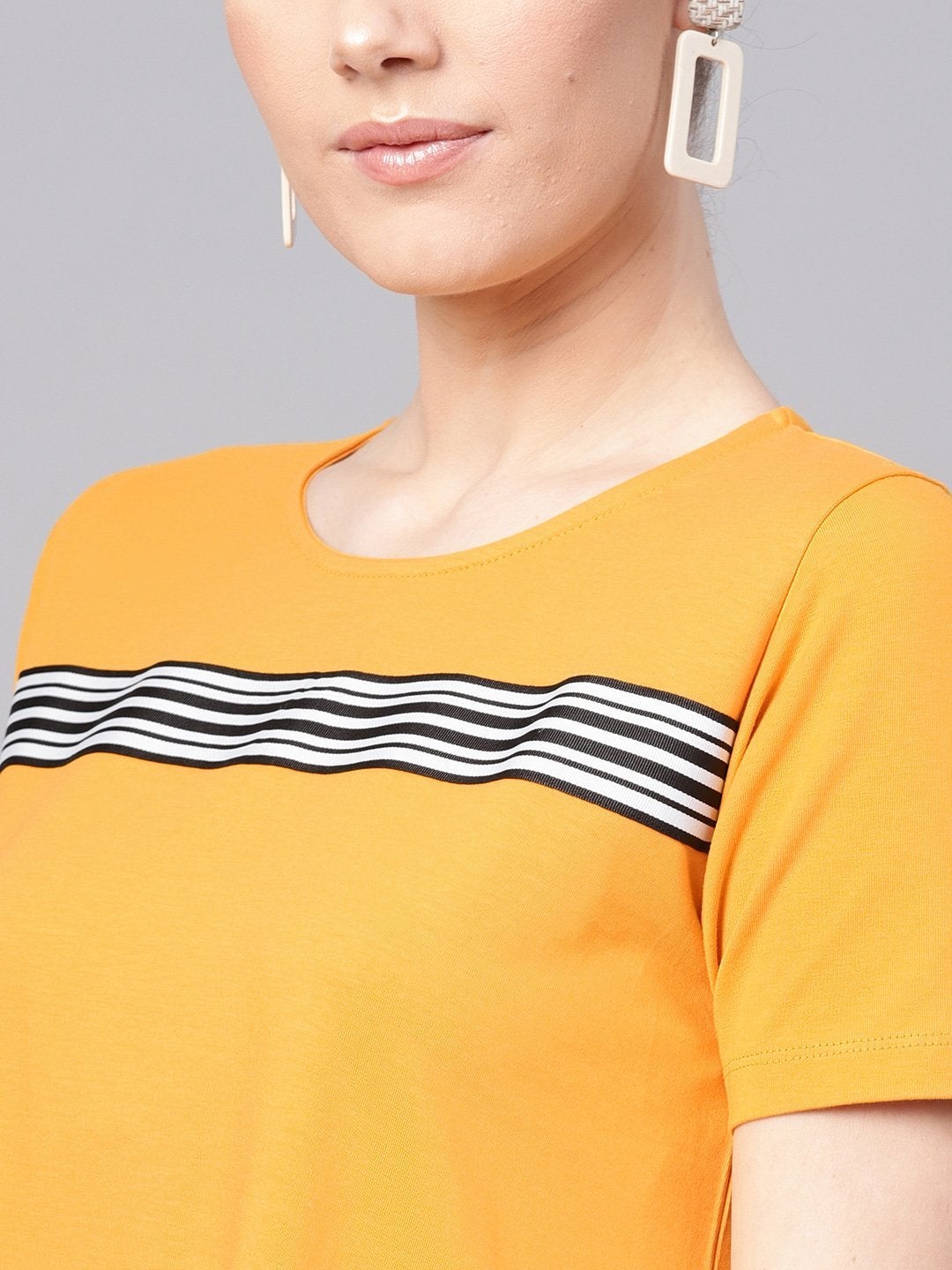 Women's Mustard Tent Athleisure Dress