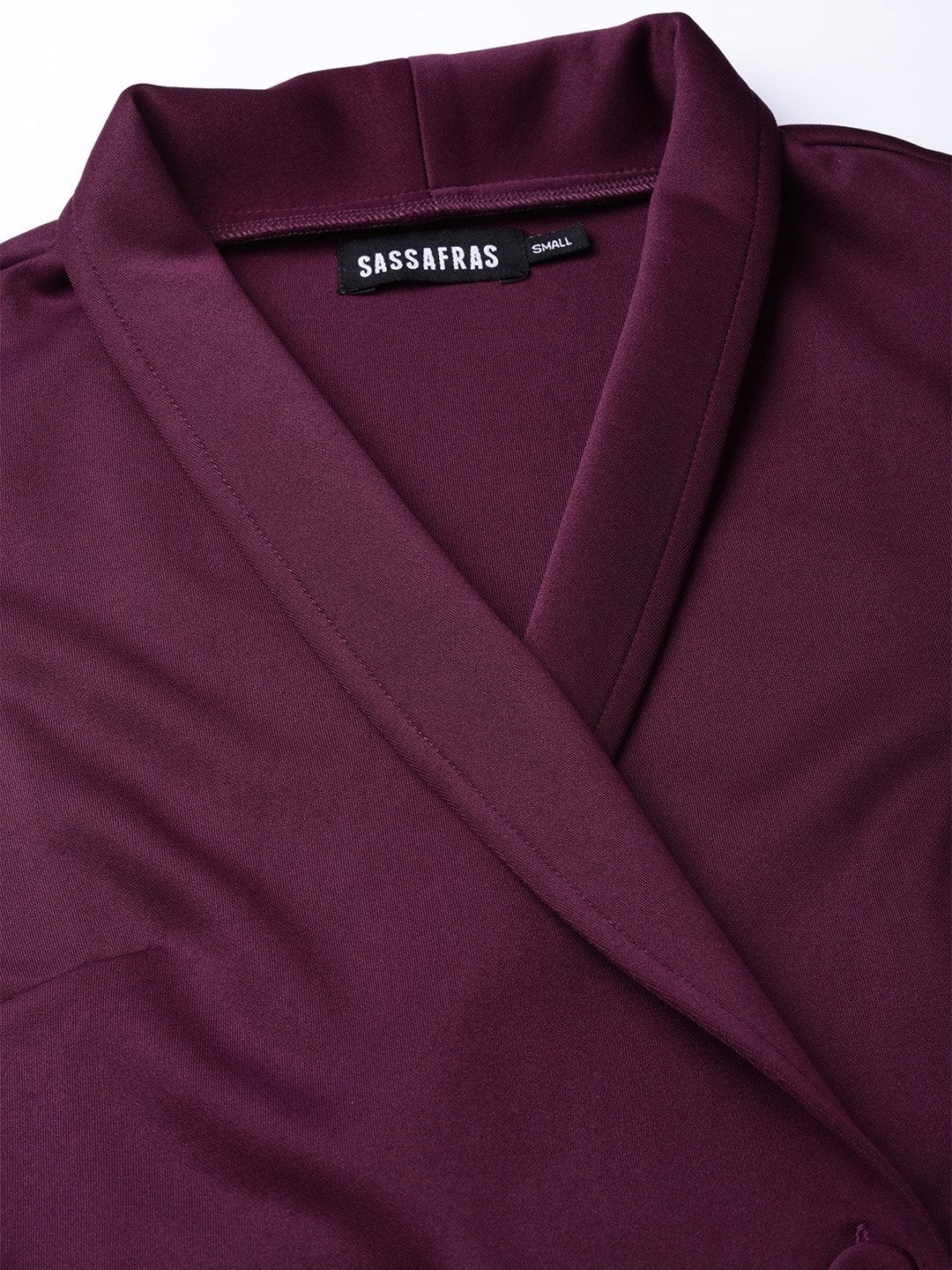Women's Purple Sleeveless Blazer Dress