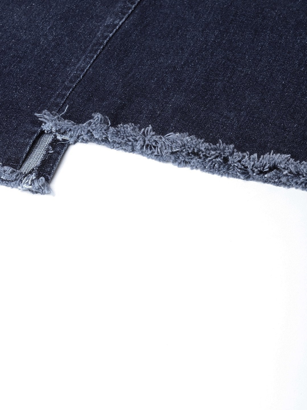 Women's Navy Denim Short Slip Dress