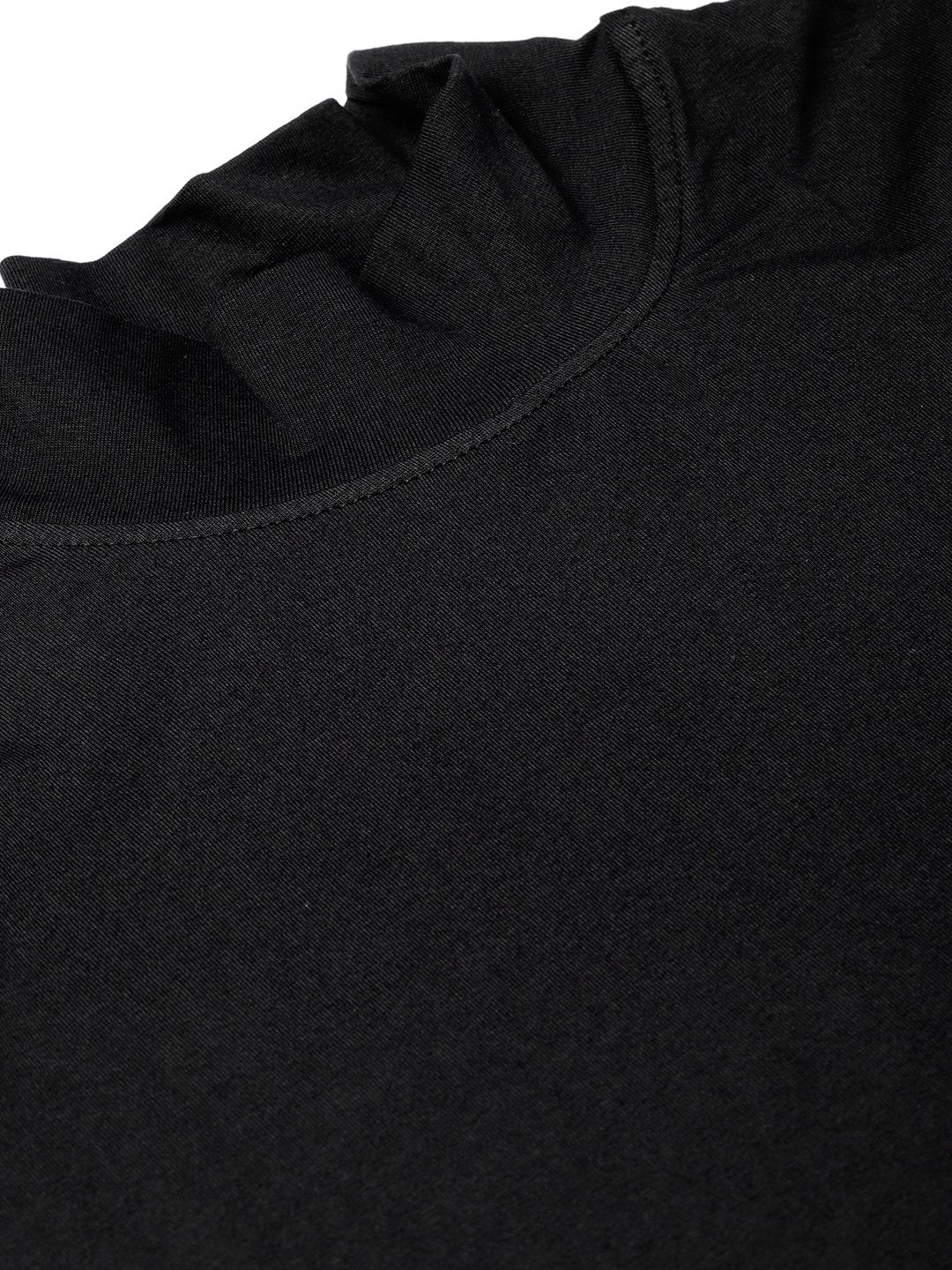 Women's Black Turtle Neck Tent Dress