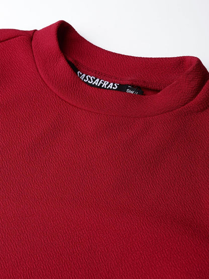 Women's Red Short A-Line Dress