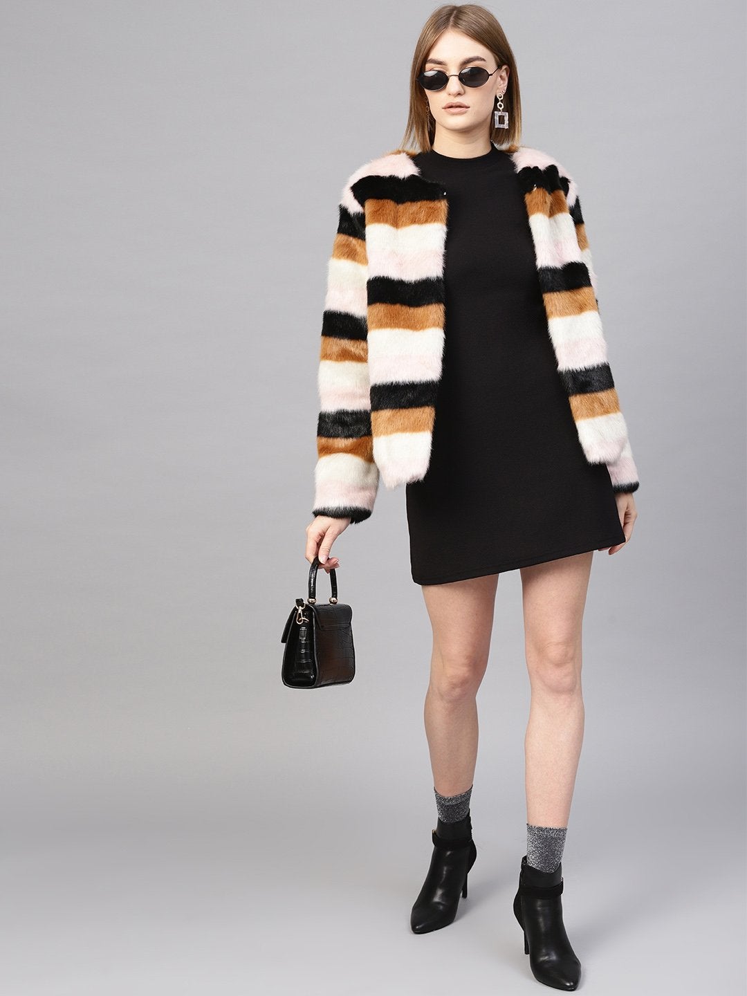 Women's Black Short A-Line Dress
