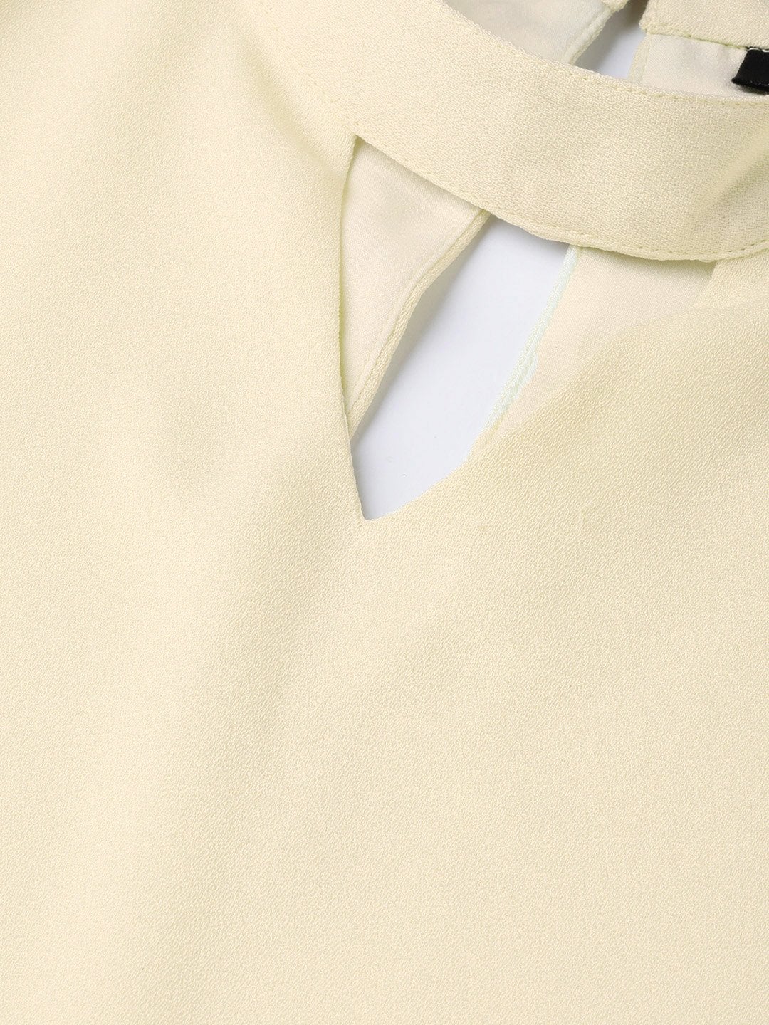 Women's Lemon Choker Neck Skater Dress