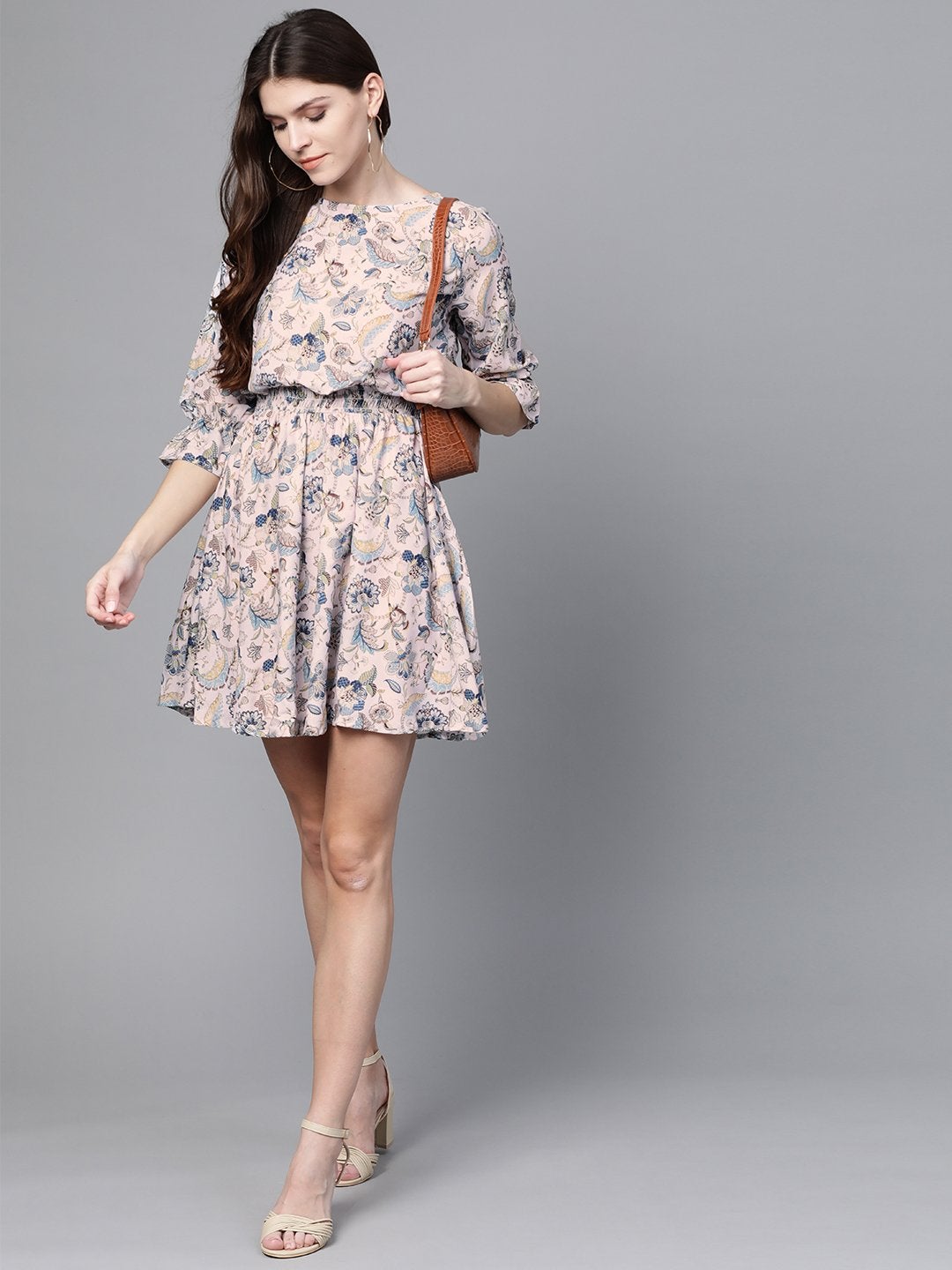 Women's Off White Paisley Skater Dress