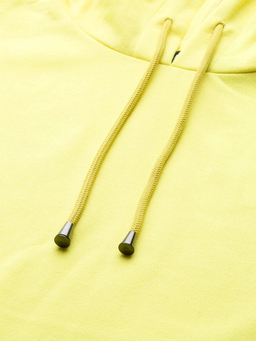 Women's Yellow Fleece Hoodie Sweat Dress