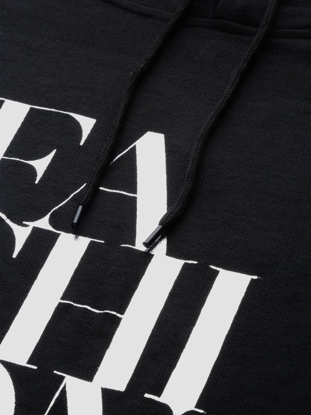 Women's Black Terry Fashion-Print Hoodie Sweat Dress