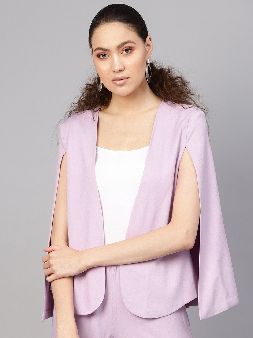 Women's Lavender Cape Jacket