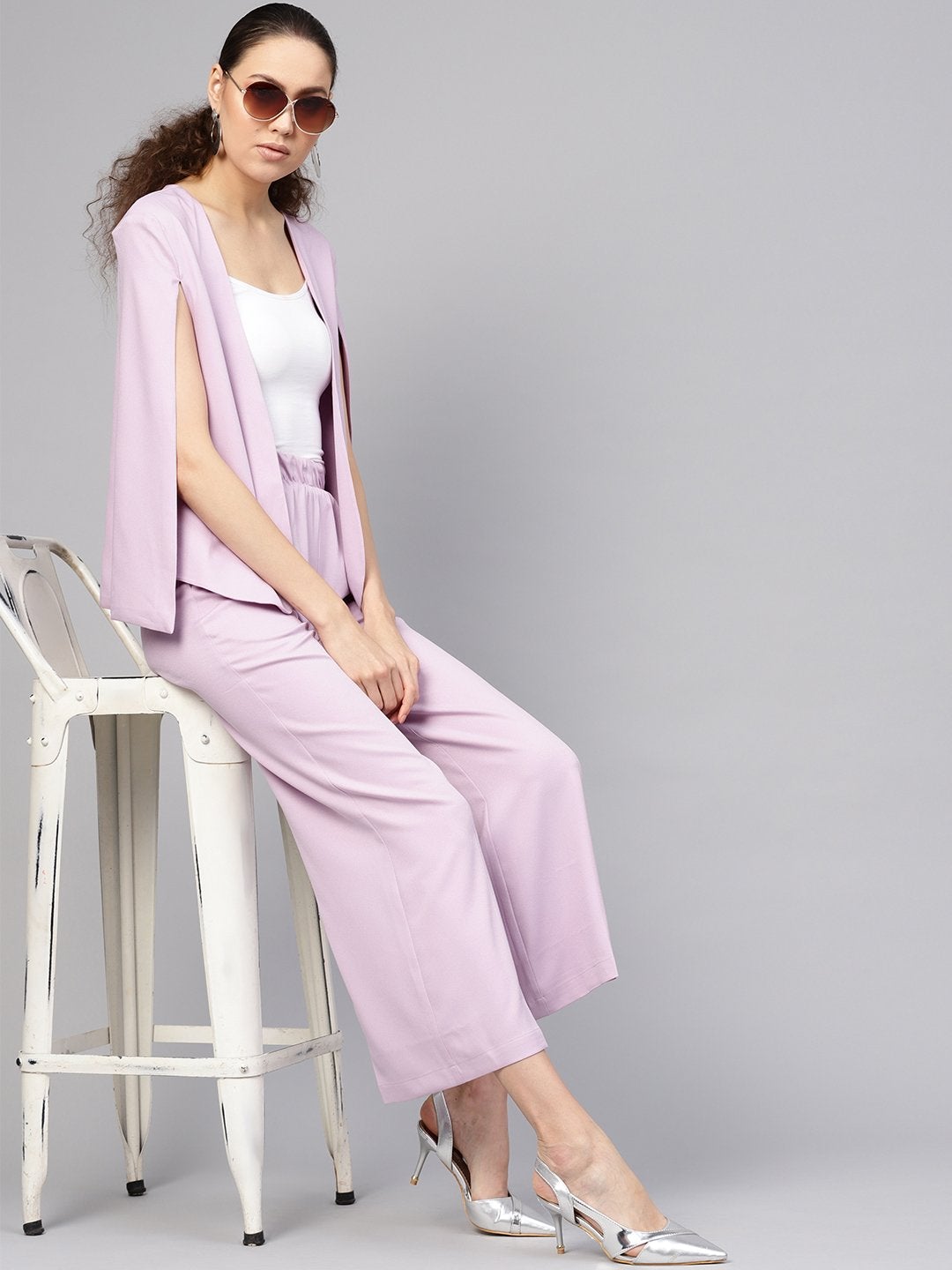 Women's Lavender Cape Jacket